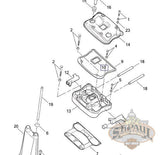 Buell 1995-2006 XB, Tuber & Blast Rocker Box Inner Gasket (L6D) diagram
