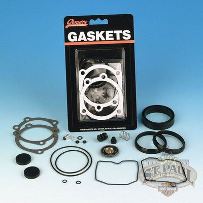 Jgi 27006 88 James Gaskets Carburetor Rebuild Kit Fits All 1995 2002 Tube Frames Non Efi Models L3E5