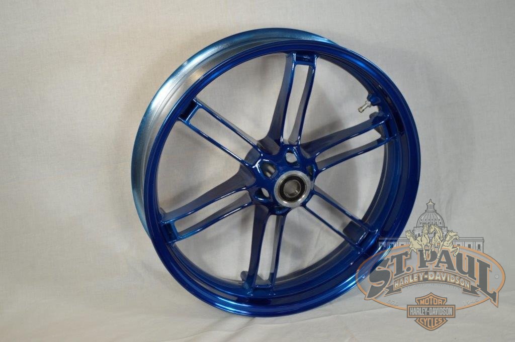 G0110.02A8BYBX Genuine Buell Front Translucent Hero Blue Wheel 
