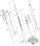 J9147 3A8 Genuine Buell Front Fork Upper O Ring Set 2005 2008 Xb Models B1H Suspension