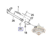 N0425 02A8 Genuine Buell Footpeg Or Sidestand E Clip B2M