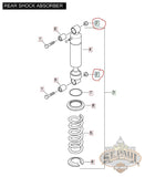 D1000.2Cz Genuine Buell Rear Shock Locknut 00-08 Blast Models (B4F) Suspension