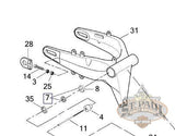 48300 60 Genuine Buell Steering Head Swingarm Bearing Kit L7A Suspension