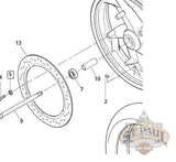 Cb0004 T Genuine Buell Front Brake Rotor Copper Crush Washer B4S Brakes