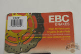 Fa251 Ebc Brakes Rear Brake Pad Set 1995-1997 Tube Frame Models (L2B5)