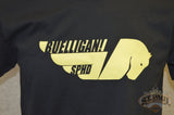 New!!! Sphd Buelligan! Short Sleeve Soft T-Shirt Black With Yellow Graphic