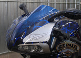 M0600 1Amambx Genuine Buell 1125R Windscreen Hero Blue For 2008 2010 U9E Body