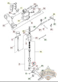 Da0400.4Cz Genuine Buell Brake Pedal Stop Jam Nut All Tube Frame Models (B4F) Body
