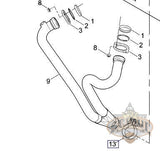 S0127 8A Genuine Buell 2 Torca Muffler Clamp B2H Exhaust